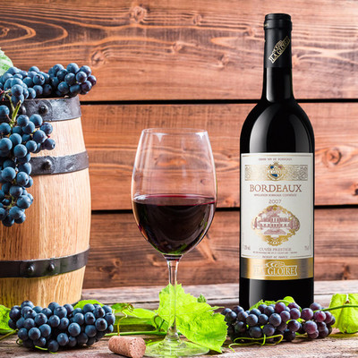 【拿戈盧系列 波爾多佳釀】法國(guó)原瓶原裝進(jìn)口紅酒 拿戈盧波爾多佳釀AOP干紅葡萄酒